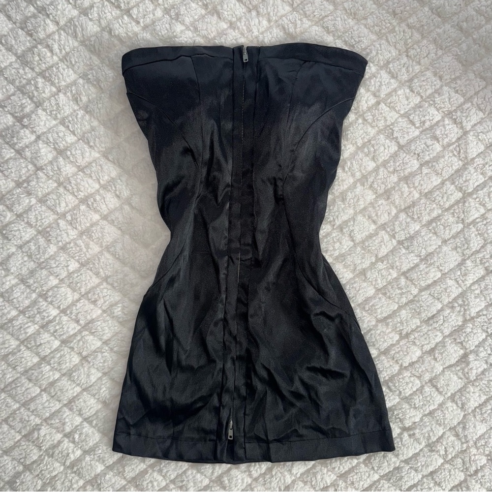 Vintage 90’s Black Strapless Dress